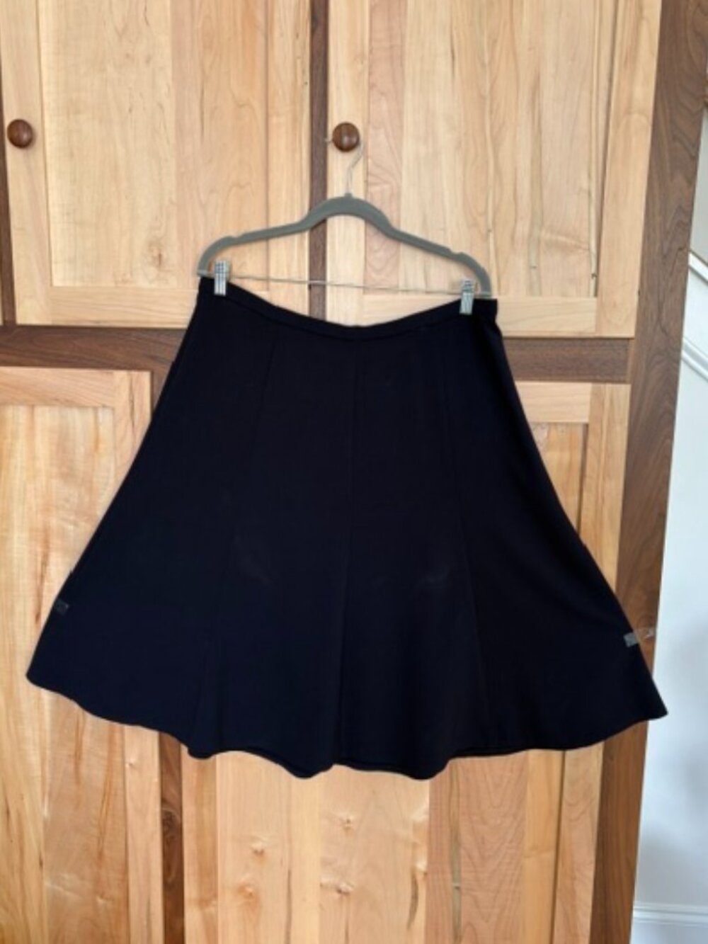 Kim Rogers Navy Blue Skirt - Size 16